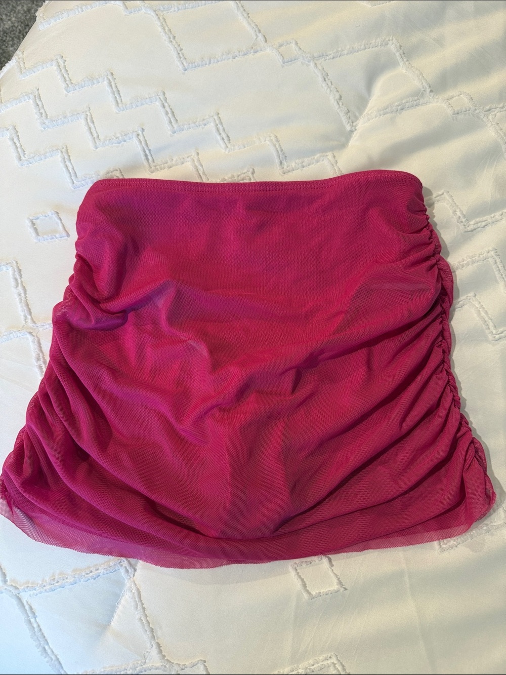 Women’s Ruched Pink swim Skirt